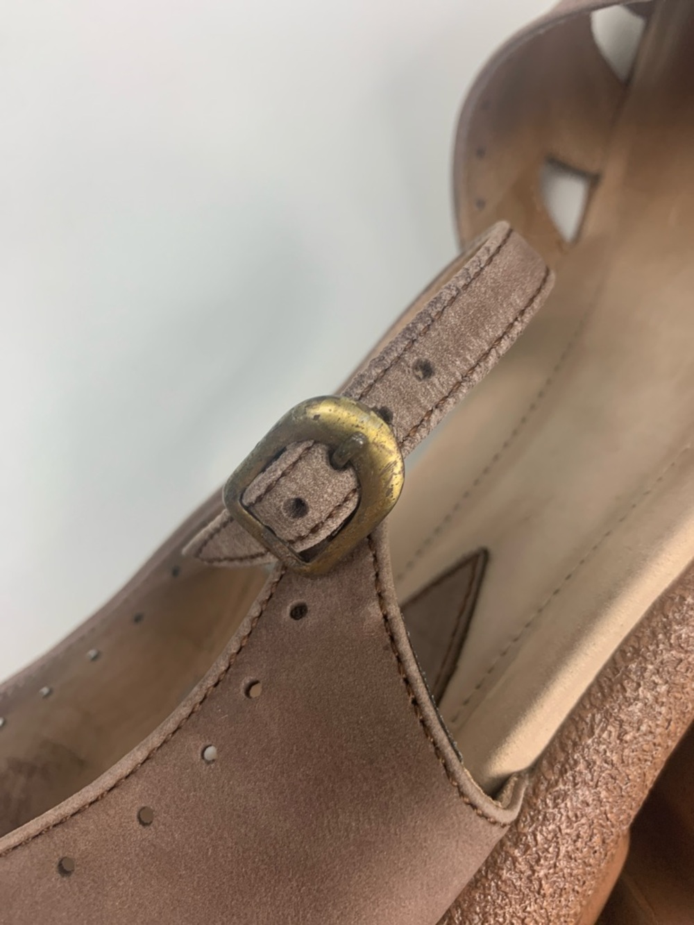 Dansko Brown Suede leather Ankle-Strap Mary Jane Comfort shoes Buckle size 8.5/9 - Picture 12 of 14